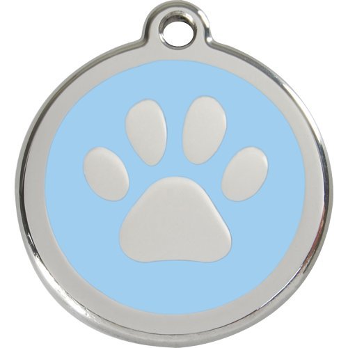 Red Dingo Marke f�r Hunde - Motiv: PFOTE HELLBLAU