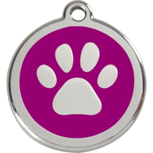 Red Dingo Marke f�r Hunde - Motiv: PFOTE VIOLETT