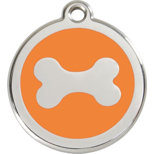 Red Dingo Marke f�r Hunde - Motiv: KNOCHEN ORANGE