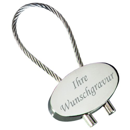 Schl�sselanh�nger oval incl. Gravur