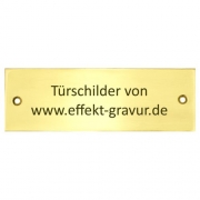 Messingschild 11,5cm x 4cm mit Gravur - Messingschild 11,5cm x 4cm mit Gravur    Klassisches  T�rschild  aus Messing massiv, poliert und einbrennlackiert.  Das Material ist wetterfest und das  Schild  ist f�r innen und au�en geeignet. Die Lasergravur erfolgt...