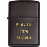 ZIPPO - Licorice matt - mit Wunschgravur ZIPPO - Licorice matt - mit Wunschgravur