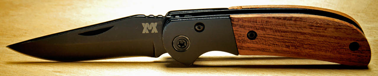 gravierte Outdoor Messer