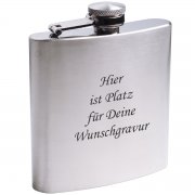 Flachmann XXL mit Gravur | Effekt Gravur