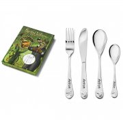 Kinderbesteck - M�rchenbaum 4-teilig mit Gravur | Effek