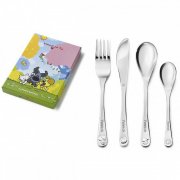 Kinderbesteck - Wusel & Pip 4-teilig mit Gravur | Effek
