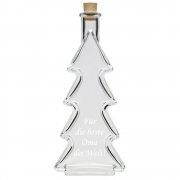Lik�rflasche Weihnachtsbaum (200ml) mit Gravur | Effekt