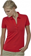 Luxus Piqu� Damen Polo Shirt bestickt bei Effekt Gravur