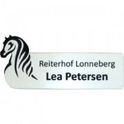 Namensschild Appaloosa (67x30mm) mit Gravur | Effekt Gravur