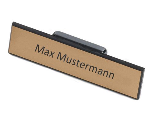 Namenschild mit individueller Gravur bei Effekt Gravur