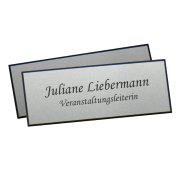 Namenschild mit Gravur | Effekt Gravur