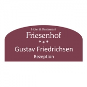 Namensschild Sylt (64x30mm) mit Gravur | Effekt Gravur