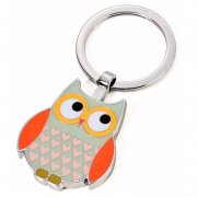Schl�sselanh�nger - Eule Rosy mit Gravur | Effekt Gravur