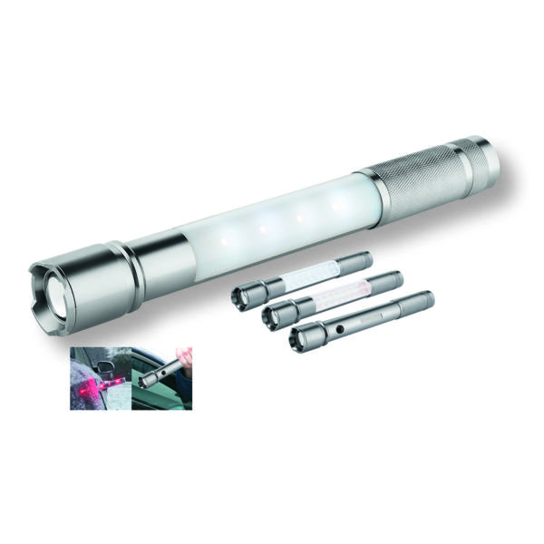 LED-Taschenlampe 'BigWorklightEVO' mit Gravur | Effekt Gravur