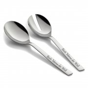 WMF Salatbesteck Nuova 2tlg. 25cm mit Gravur | Effekt G