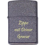 Zippo  Black Crackle  mit Gravur " Ich liebe Dich " z.B 