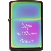 ZIPPO Rainbow Spectrum mit Gravur | Effekt Gravur