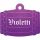 Hundemarke Fass violett