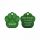 Hundemarke Pfote gr�n