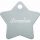 Hundemarke Stern silber/anthrazit