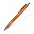 Kugelschreiber Paris aus Metall orange