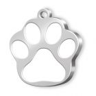 stabile Hundemarke Pfote wei�