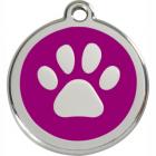 Red Dingo Marke Pfote violett