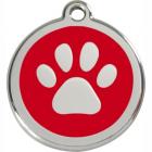 Red Dingo Marke Pfote rot