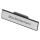 Namensschild Metalloptik 64x16mm silber