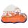 Keramikschild 22,5 x 17,0 cm G�nse vor Bauernhaus terracotta