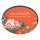 Keramikschild 16,0 x 12,5 cm Reetdachhaus mit B�umen terracotta