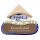 Keramikschild 22,5 x 19,0 cm G�nse vor Haus braun