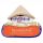 Keramikschild 22,5 x 19,0 cm G�nse vor Haus terracotta