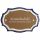 Keramikschild 12,0 x 8,0 cm T�rschild braun