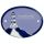Keramikschild 9,5 x 7,0 cm Blau-wei�er Leuchtturm hellblau