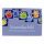 Keramikschild 15,0 x 10,5 cm H�ndemeer blau hellblau