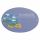 Keramikschild 20,5 x 14,0 cm Insel Fehmarn hellblau
