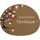 Keramikschild 19,0 x 15,0 cm Herzbaum rote und wei�e Herzen braun
