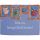 Keramikschild 22,0 x 17,0 cm Fenster zum Gl�ck hellblau