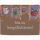 Keramikschild 22,0 x 17,0 cm Fenster zum Gl�ck braun
