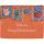 Keramikschild 22,0 x 17,0 cm Fenster zum Gl�ck terracotta