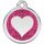 Red Dingo Marke Glitzer Herz rosa