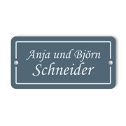 T�rschild Kunststoff 100x50 mm mit Gravur | Effekt Gravur